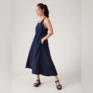 NWOT Athleta Presidio Traveler Maxi Dress Size M